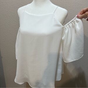 Women’s Peek-a-boo Shoulder / Cold Shoulder Blouse